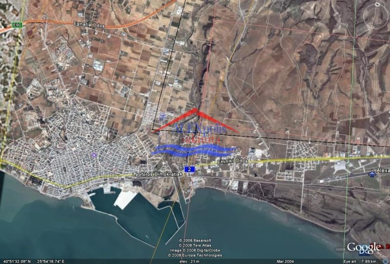 Building Plot in Gimnasia, Alexandroupoli — Photo 1 of 4