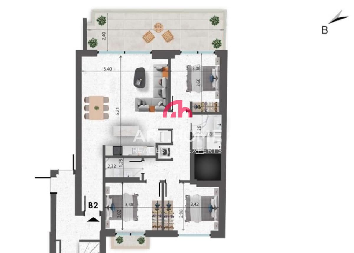 Apartment in Center, Nea Ionia — Photo 3 of 11