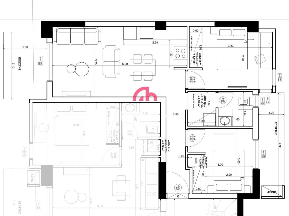 Apartment in Center, Thermi — Photo 3 of 3