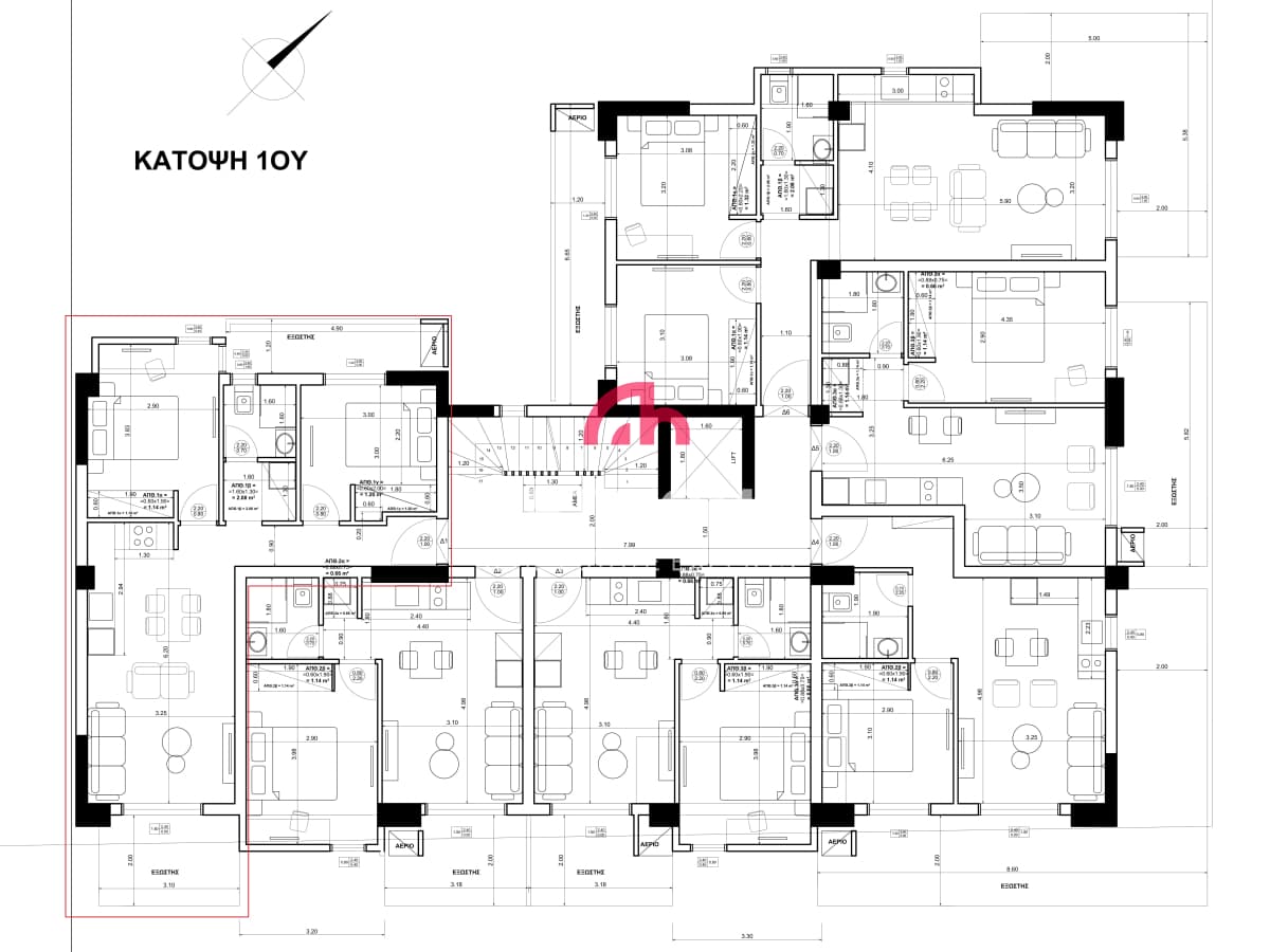 Apartment in Center, Thermi — Photo 2 of 3