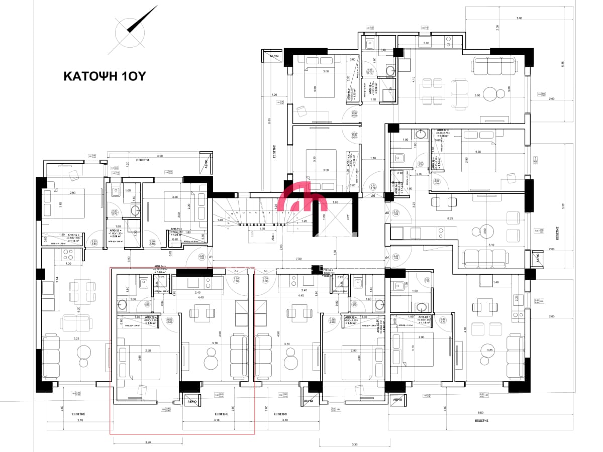 Apartment in Center, Thermi — Photo 2 of 3