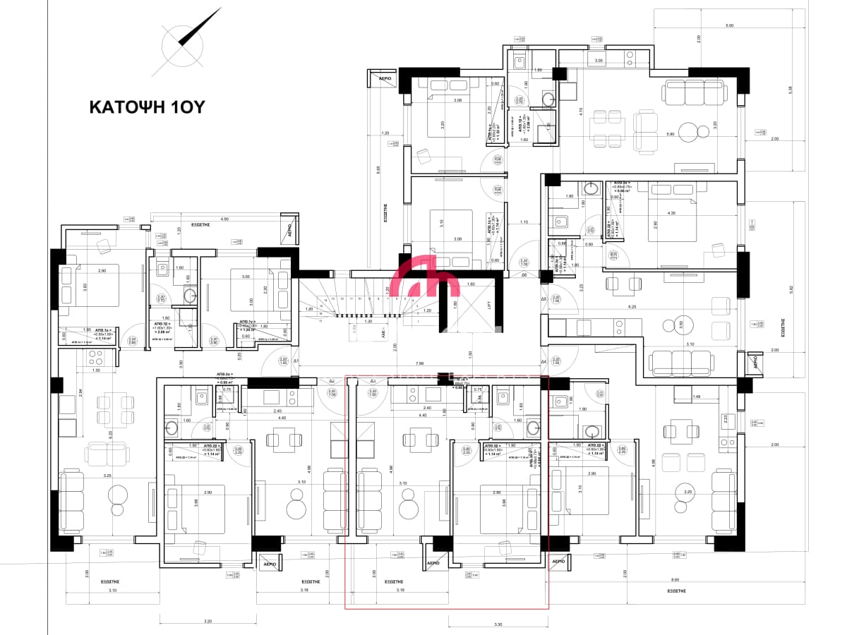 Apartment in Center, Thermi — Photo 2 of 3