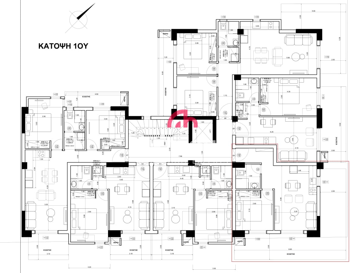 Apartment in Center, Thermi — Photo 2 of 3