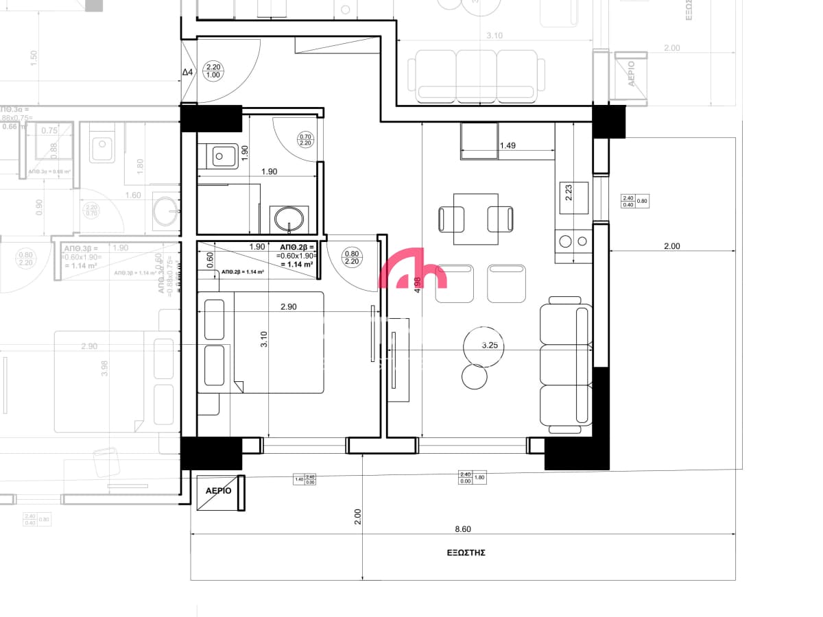 Apartment in Center, Thermi — Photo 3 of 3