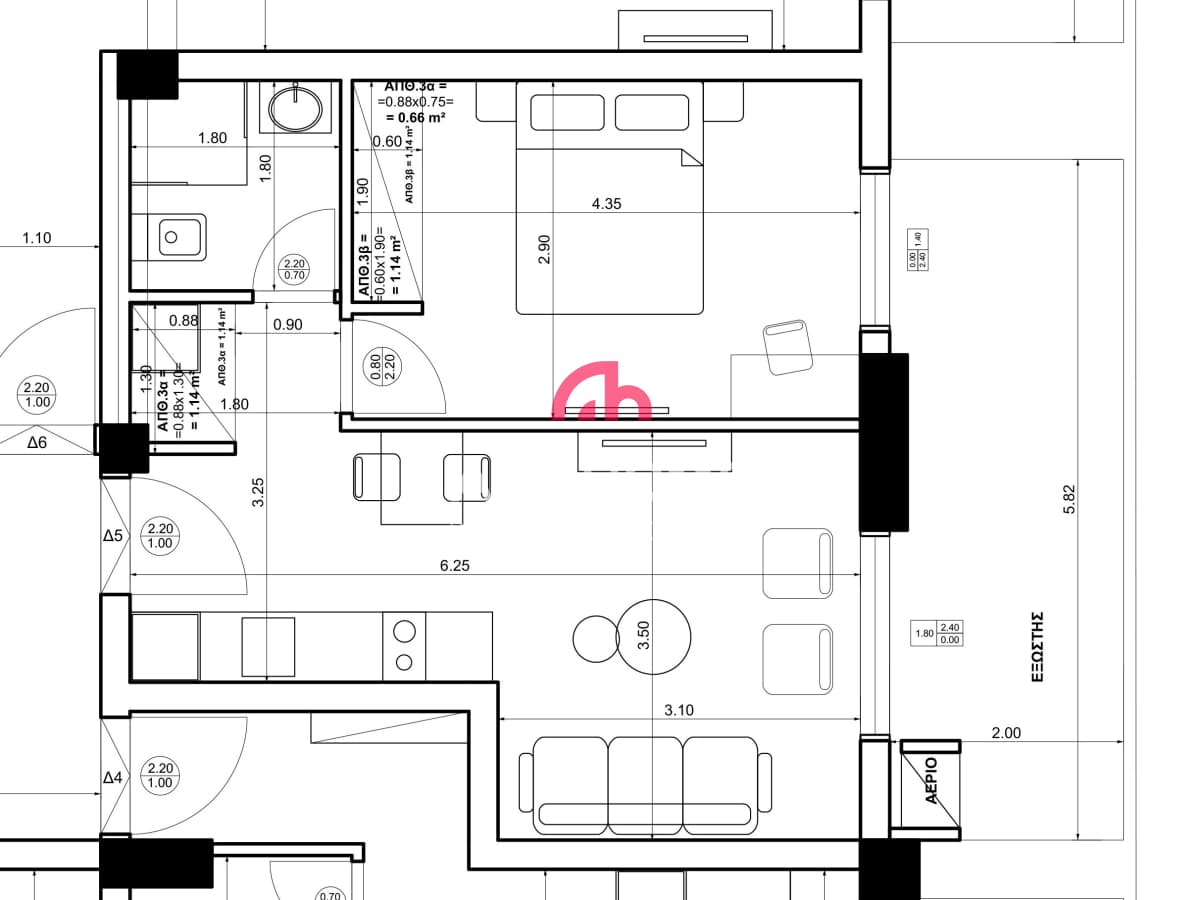 Apartment in Center, Thermi — Photo 3 of 3