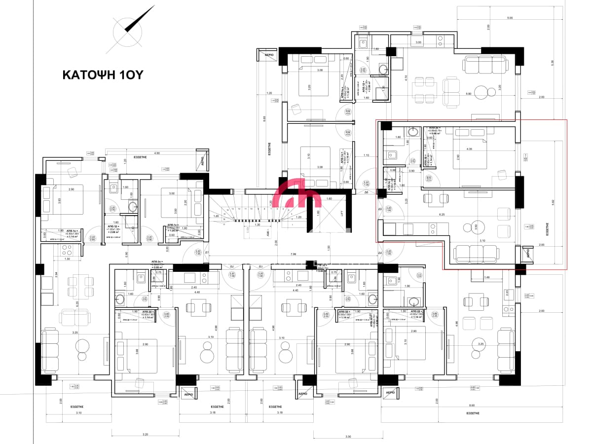 Apartment in Center, Thermi — Photo 2 of 3