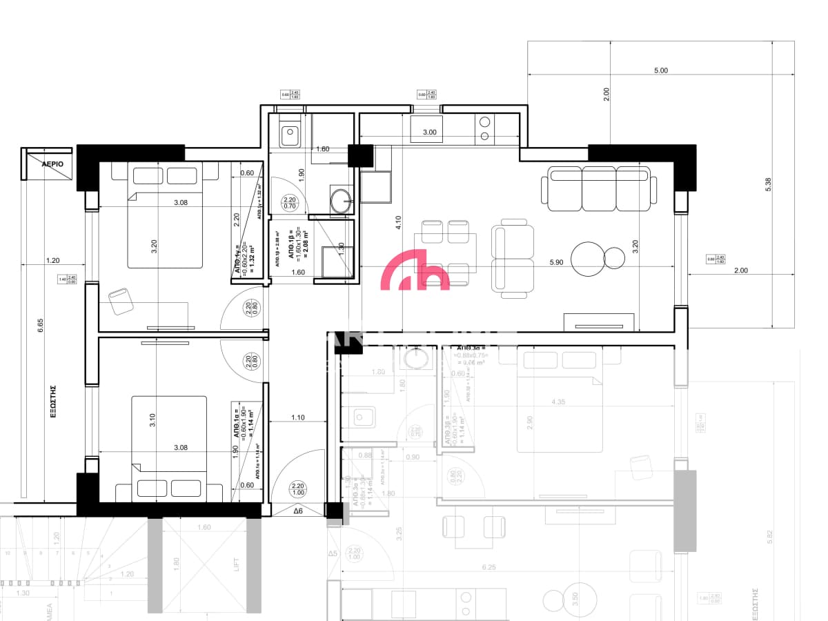 Apartment in Center, Thermi — Photo 3 of 3