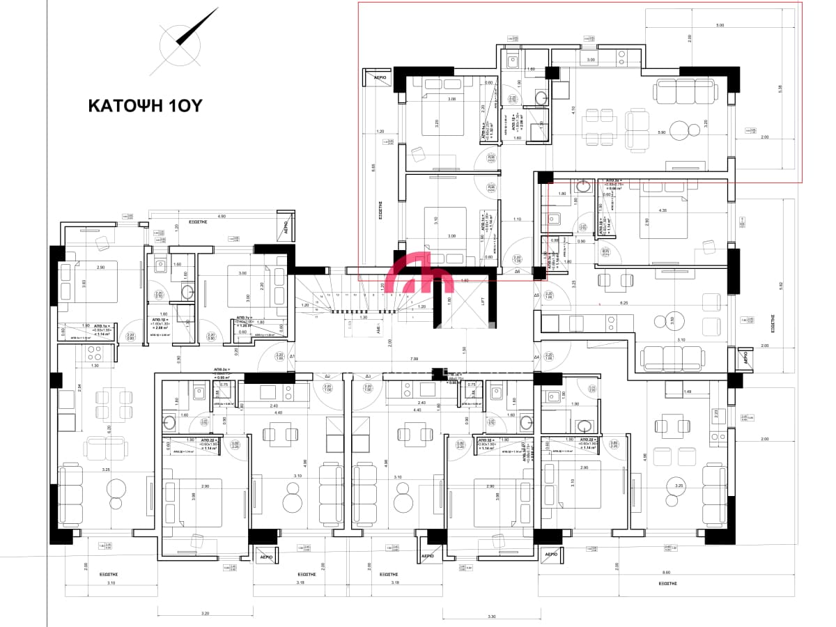 Apartment in Center, Thermi — Photo 2 of 3