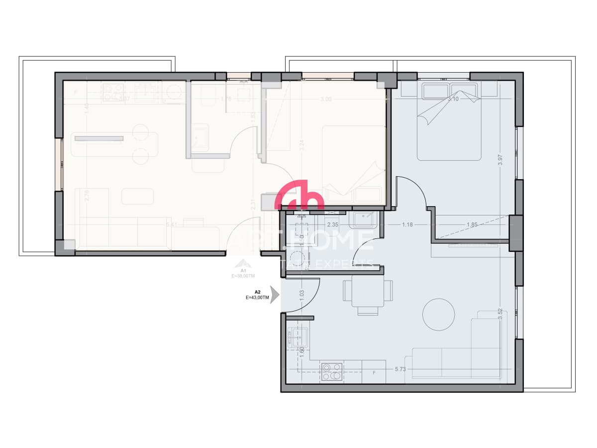 Apartment in Karampournaki, Kalamaria — Photo 2 of 2