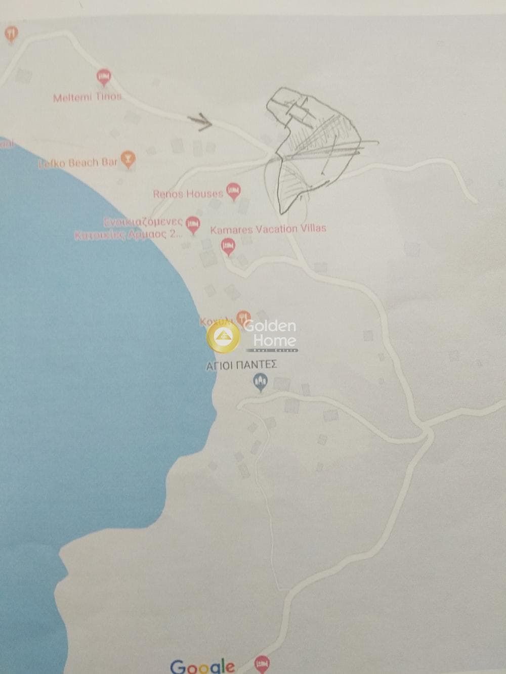 Building Plot in Agios Romanos, Tinos — Photo 7 of 8