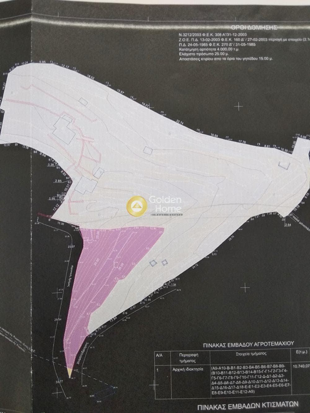 Building Plot in Agios Romanos, Tinos — Photo 8 of 8