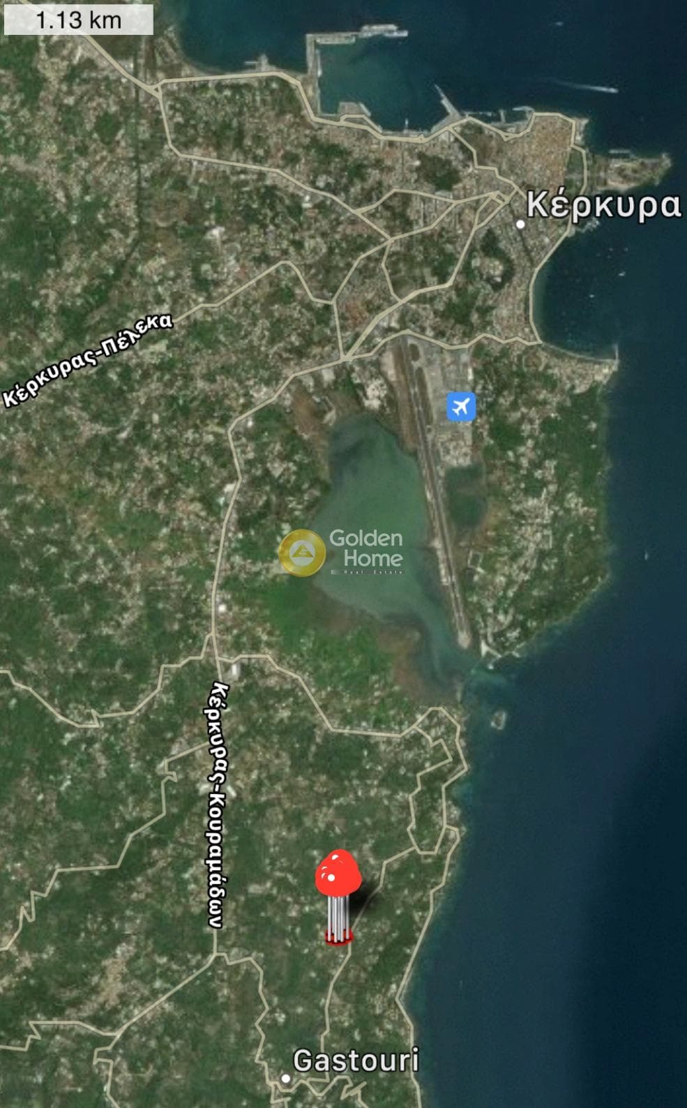 Αγροτεμάχιο στην Αχίλλειο, Κέρκυρα — Φωτογραφία 5 από 7