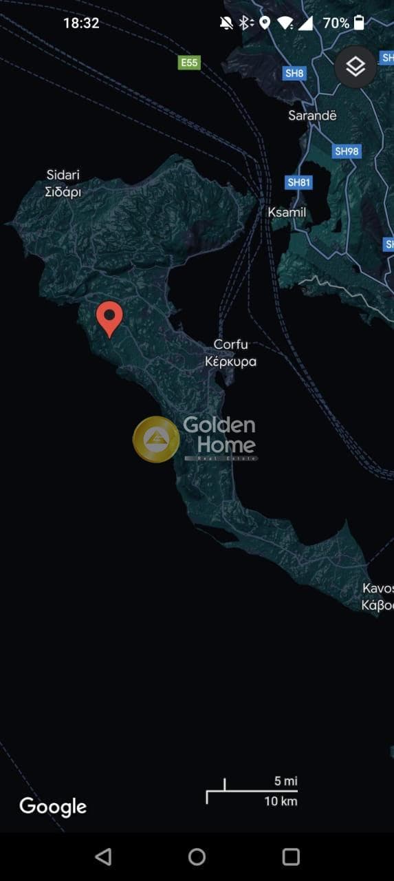 Οικόπεδο στην Παλαιοκαστρίτσα, Κέρκυρα — Φωτογραφία 4 από 4