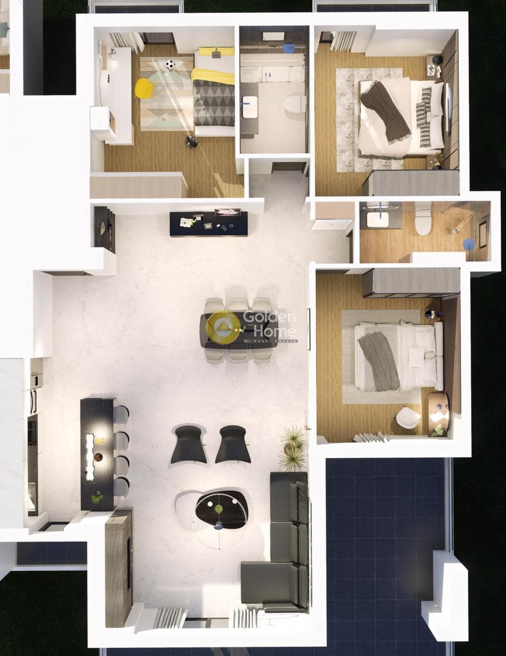 Apartment in Ampelakia, Alimos — Photo 15 of 16