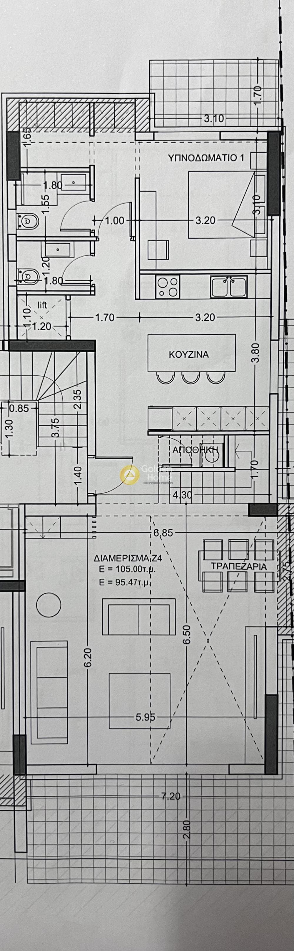 Apartment in Amfithea, Palaio Faliro — Photo 10 of 11