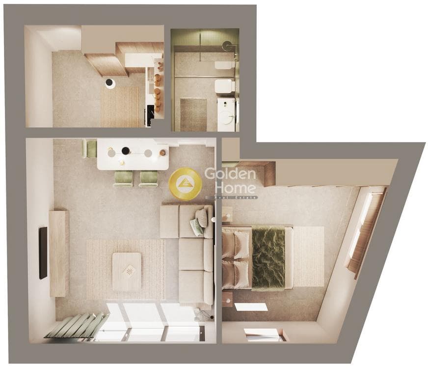 Apartment in Aspra Chomata, Peristeri — Photo 5 of 7