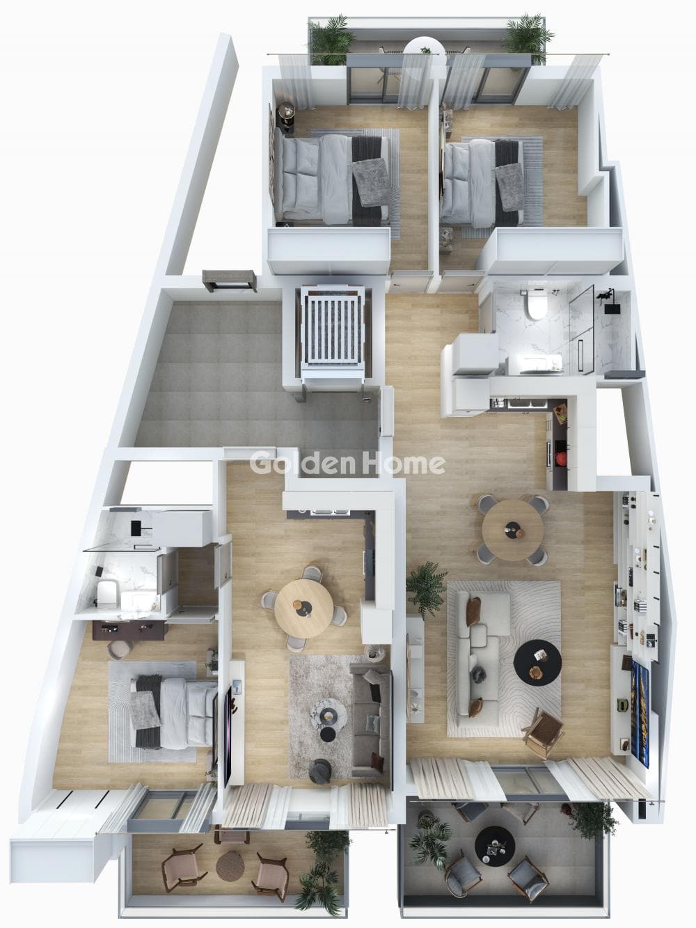 Apartment in Center, Neos Kosmos — Photo 4 of 7