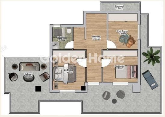 Apartment in Nea Politia, Evosmos — Photo 5 of 5