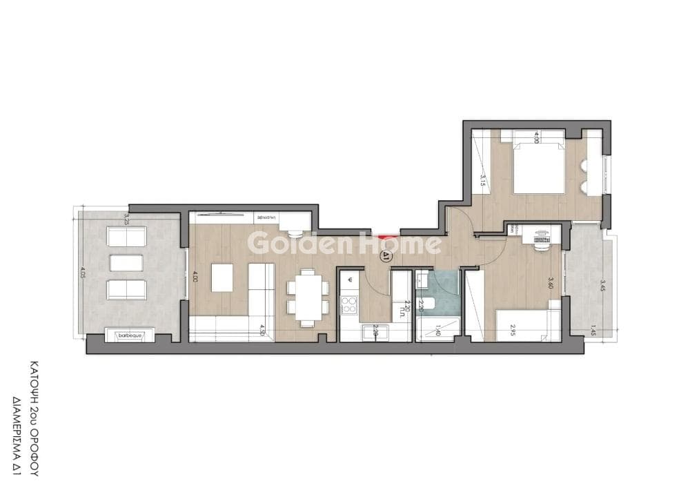 Apartment in Karampournaki, Kalamaria — Photo 2 of 3