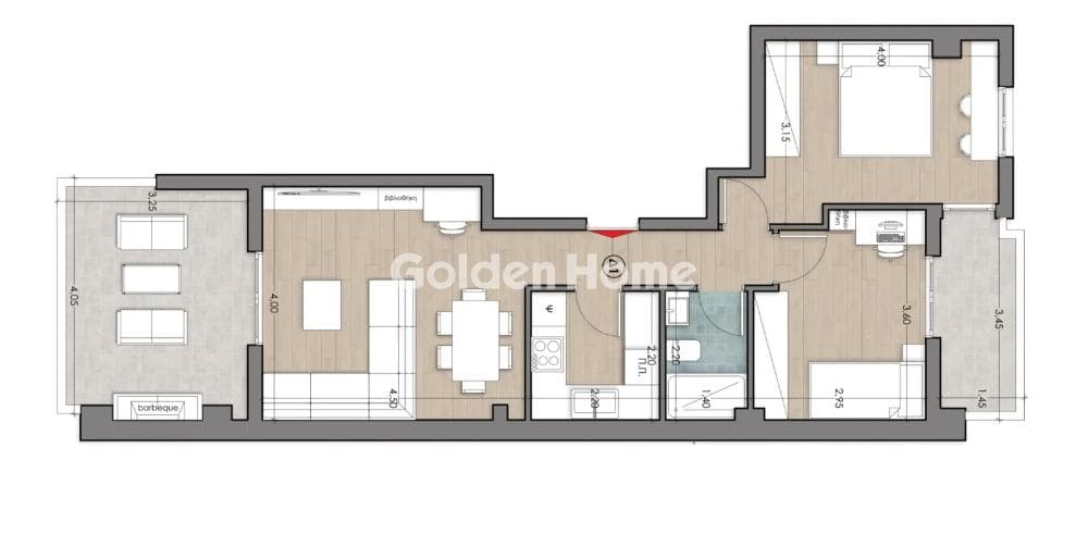Apartment in Karampournaki, Kalamaria — Photo 3 of 3