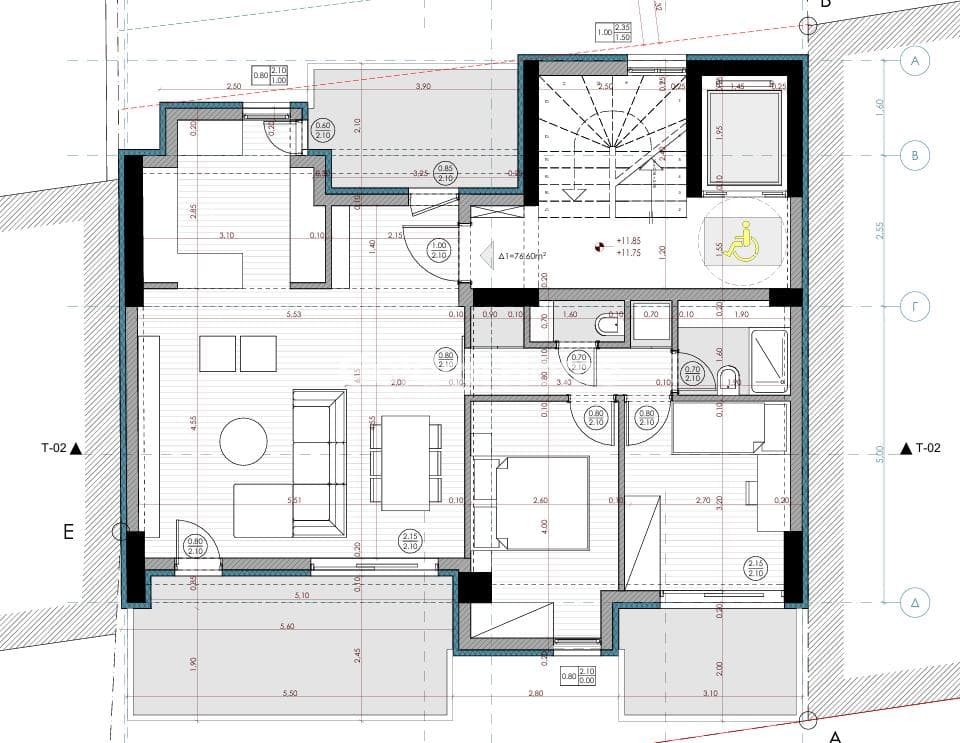 Apartment in Memou square, Koridallos