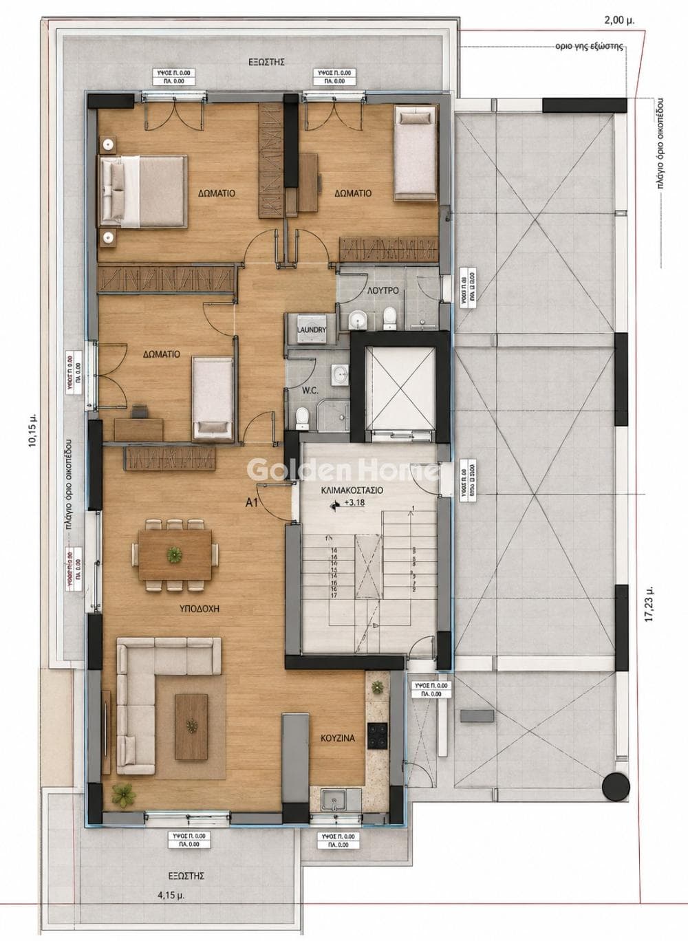 Apartment in Agia Triada, Iraklio — Photo 1 of 4