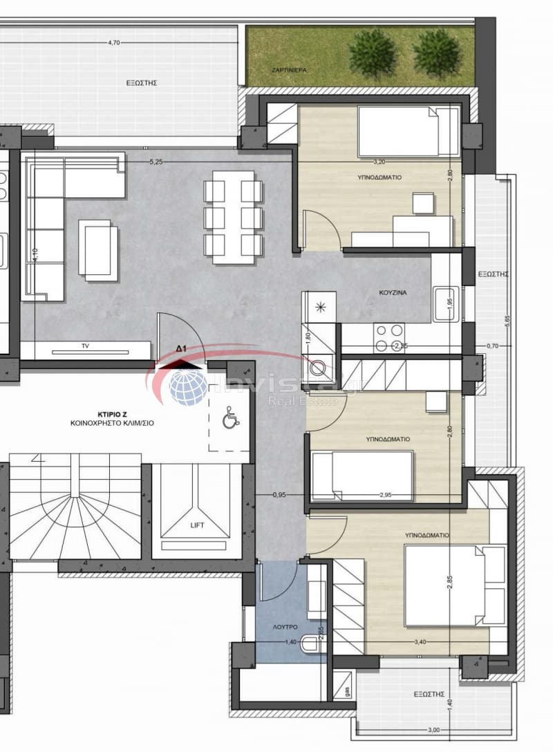 Apartment in Center, Thermi