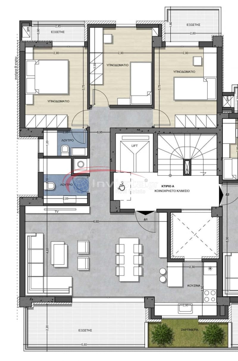 Apartment in Center, Thermi