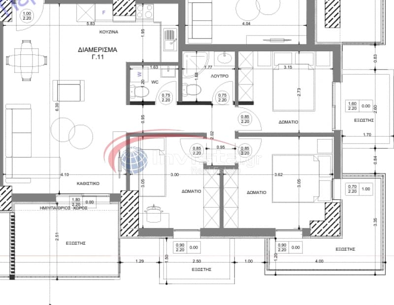 Apartment in Nikopoli, Stavroupoli