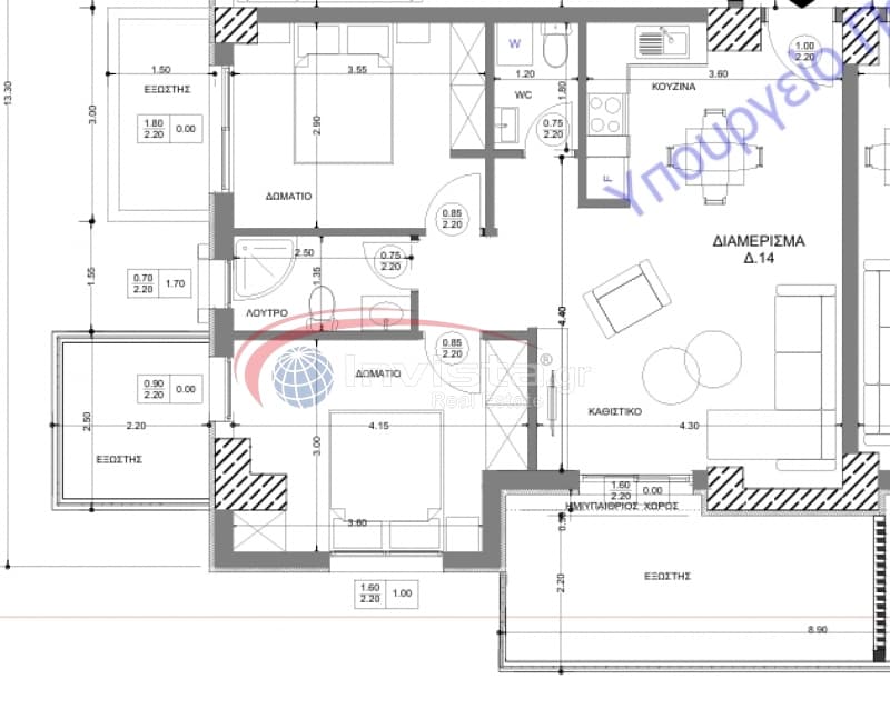 Apartment in Nikopoli, Stavroupoli
