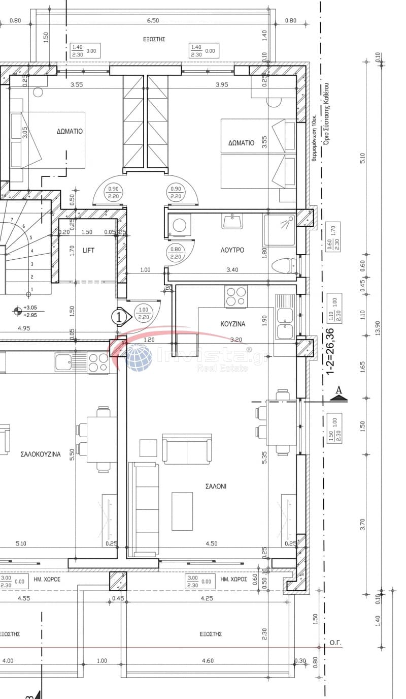Apartment in Center, Thermi