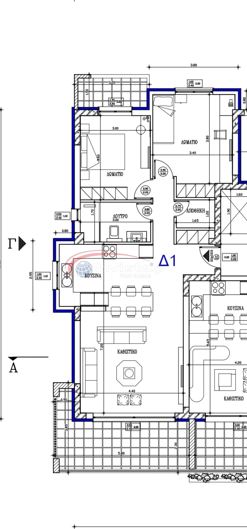 Apartment in Center, Thermi