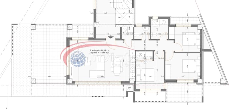 Apartment in Center, Pylea — Photo 4 of 4