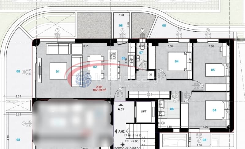 Apartment in Center, Thermi