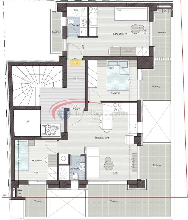 Apartment in Center, Kalamaria — Photo 1 of 7