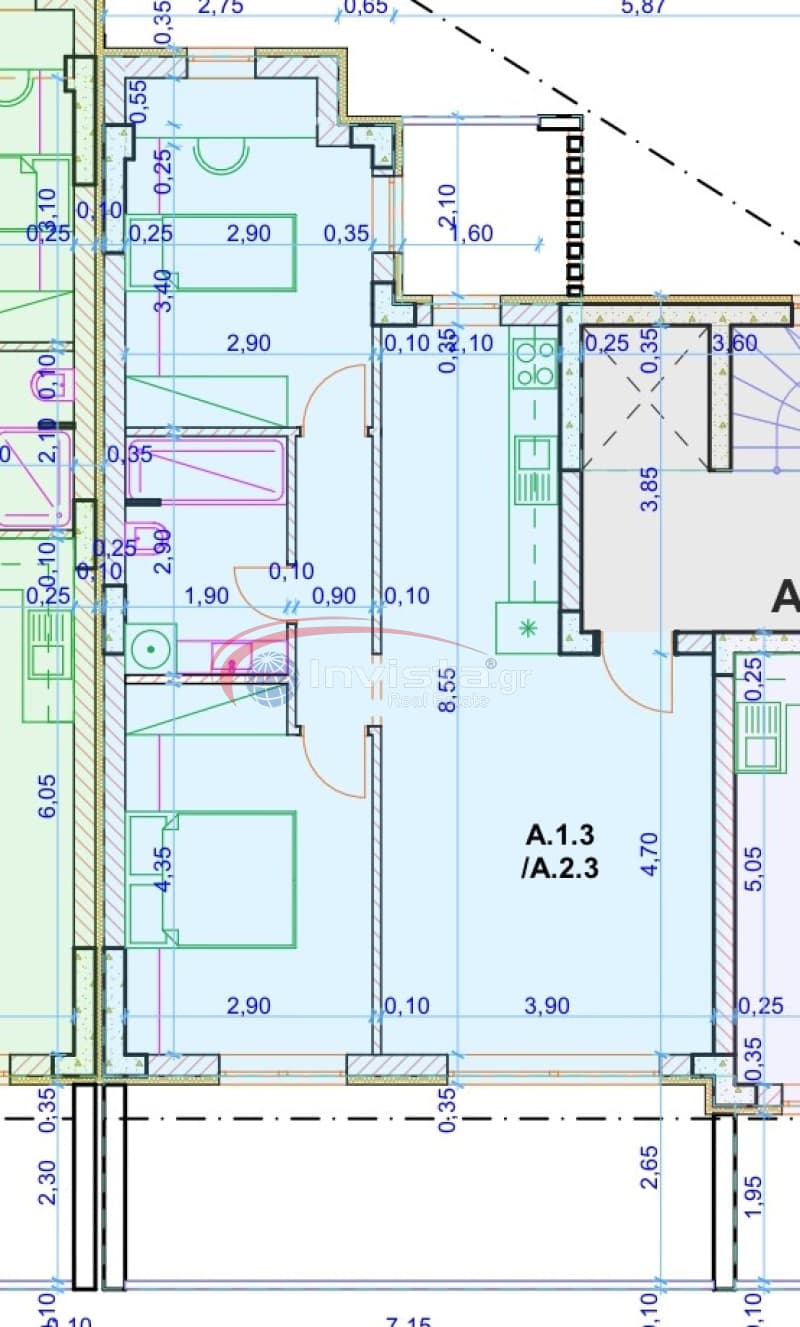 Apartment in Center, Thermi