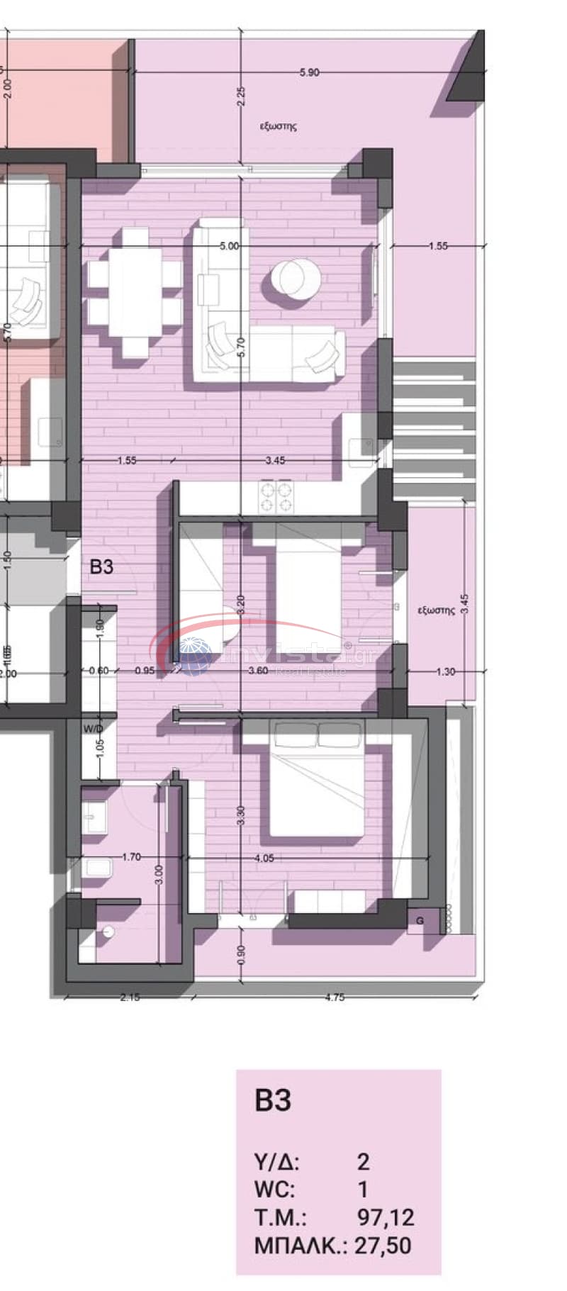 Apartment in Nea Politia, Evosmos — Photo 4 of 10
