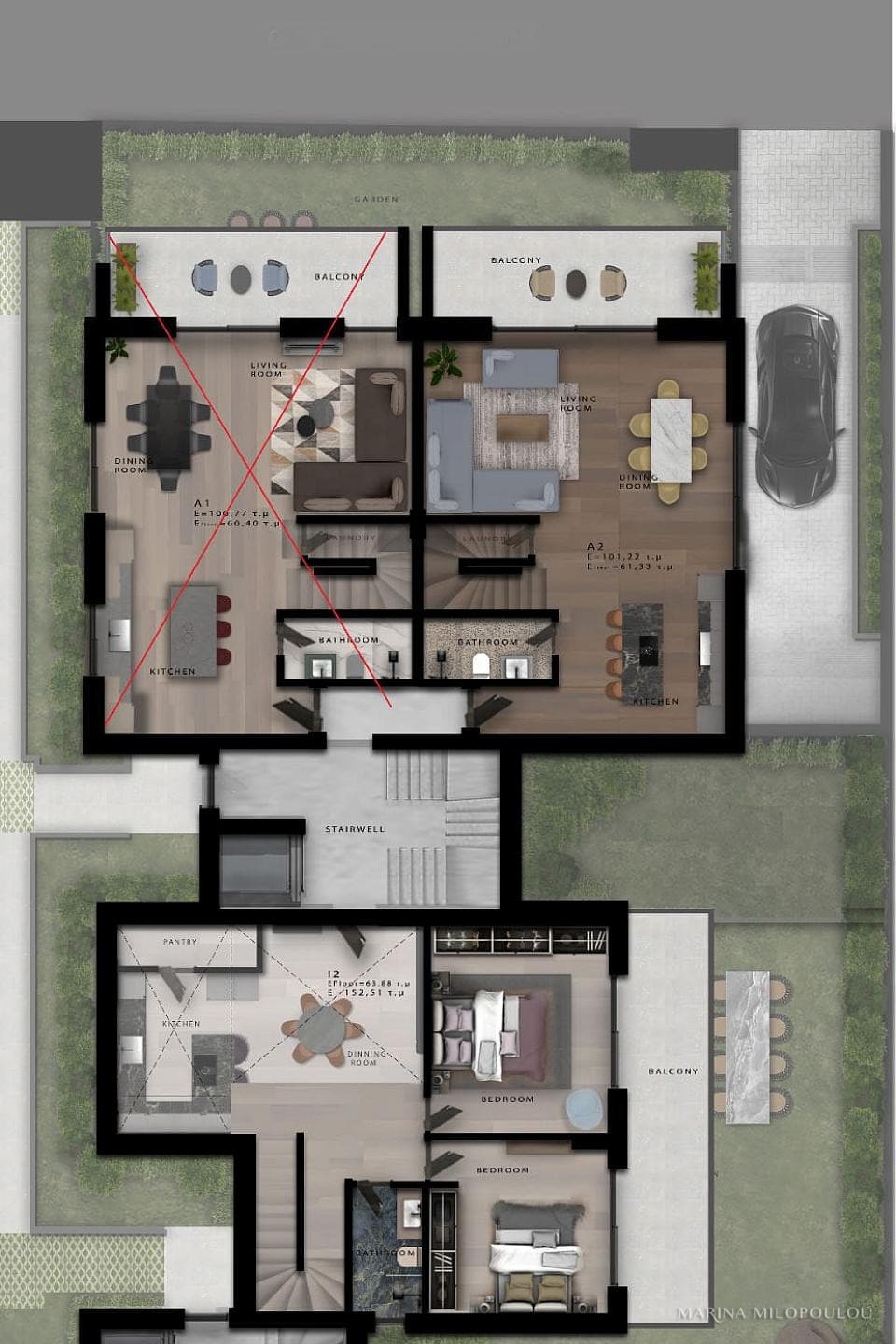 Apartment in Korbi, Vari - Varkiza — Photo 4 of 5