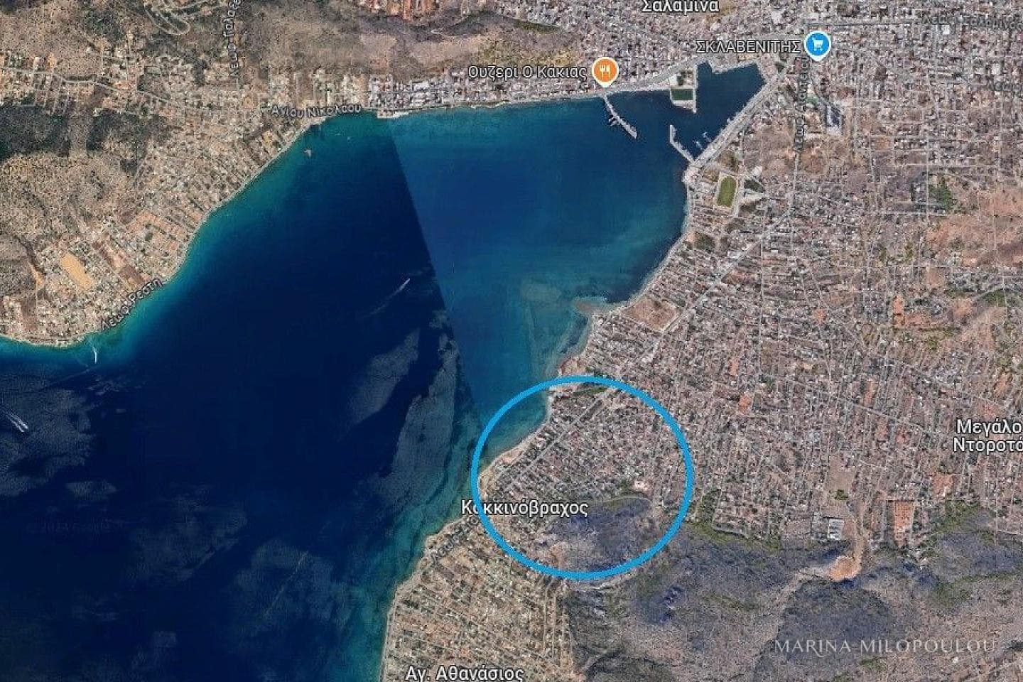 Building Plot in Agios Athanasios, Salamina — Photo 1 of 2