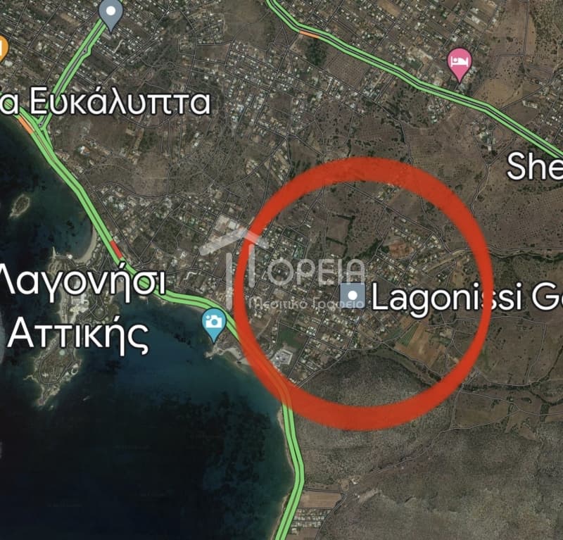 Οικόπεδο στην Καλύβια, Καλύβια Θορικού — Φωτογραφία 1 από 2