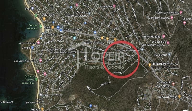 Οικόπεδο στην Σαρωνίδα, Σαρωνίδα — Φωτογραφία 3 από 4