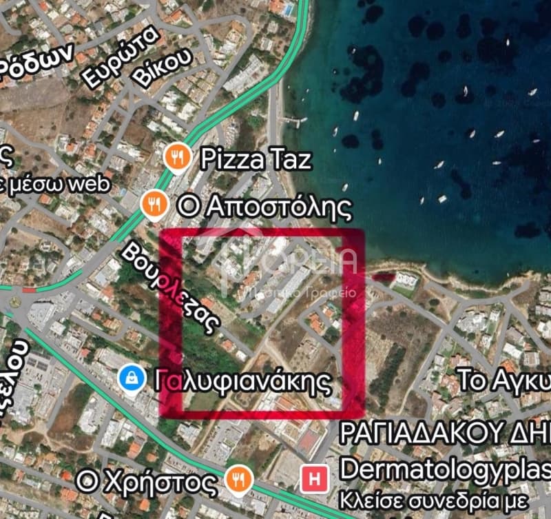 Building Plot in Porto Rafti, Vravrona — Photo 2 of 3