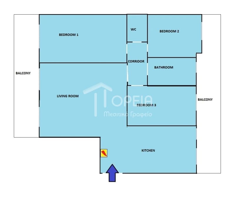 Apartment in Center, Voula — Photo 12 of 12
