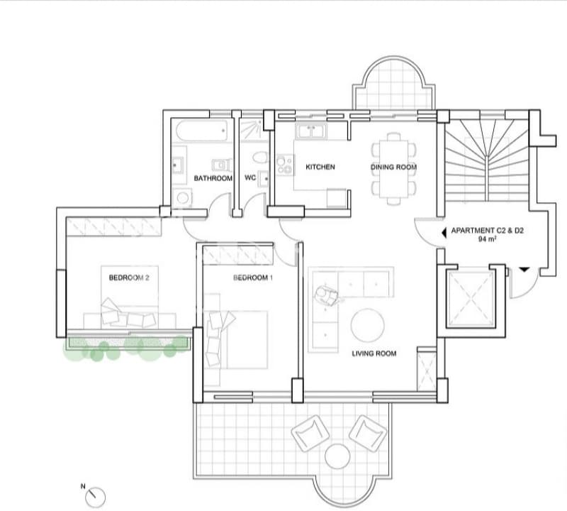 Apartment in Proteas, Rafina — Photo 2 of 4