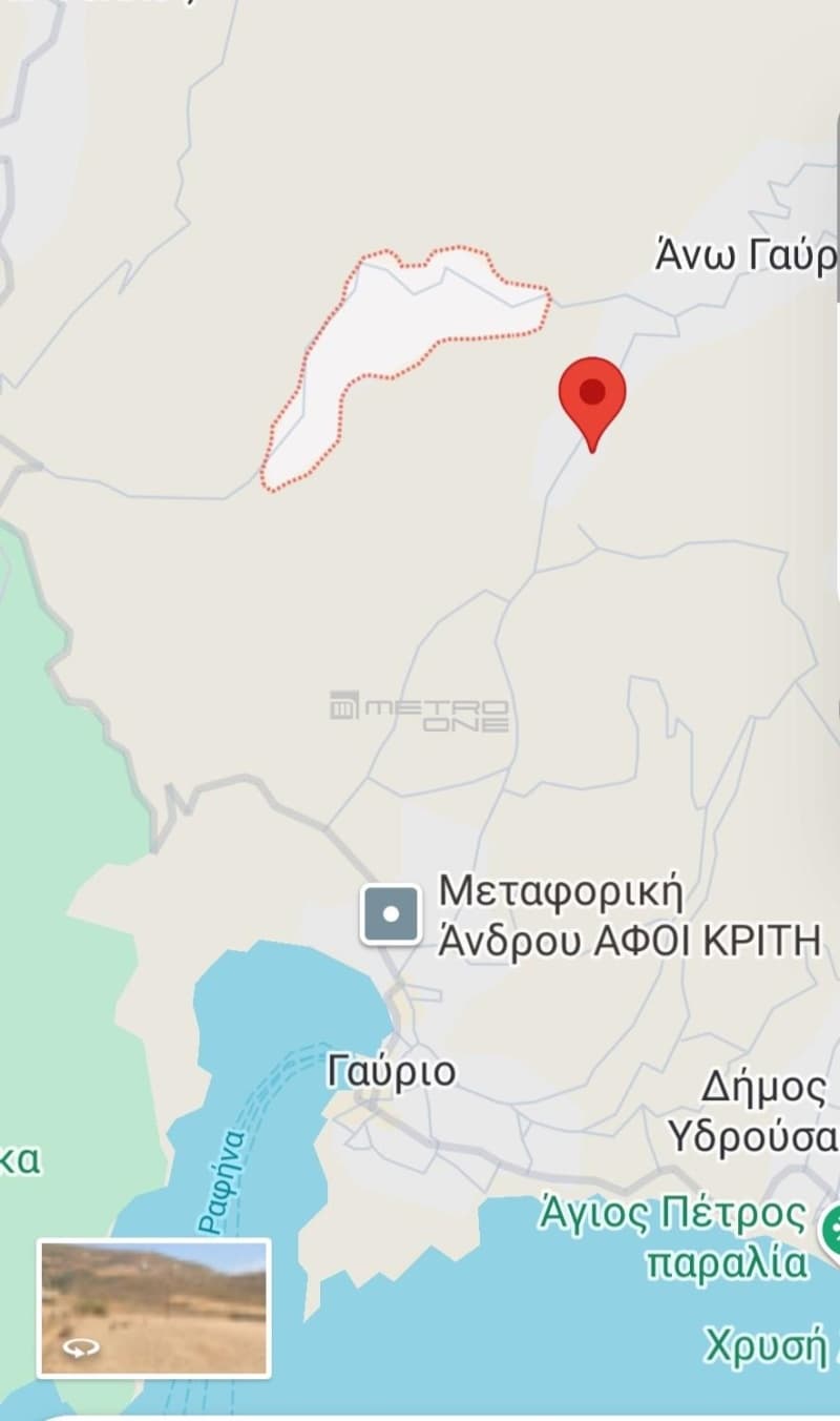 Parcel in Ano Gavrio, Andros — Photo 2 of 3