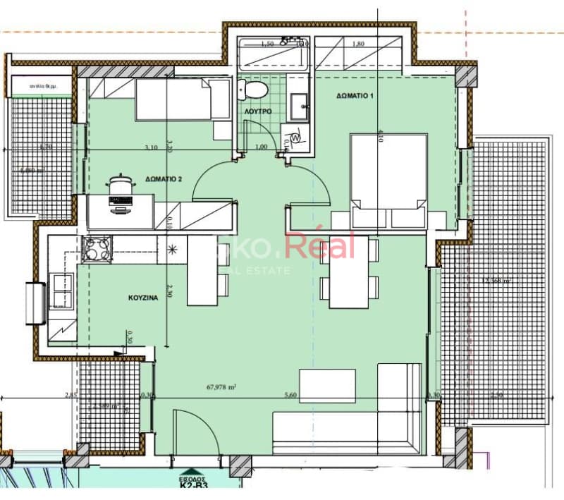 Apartment in Center, Thermi — Photo 4 of 8