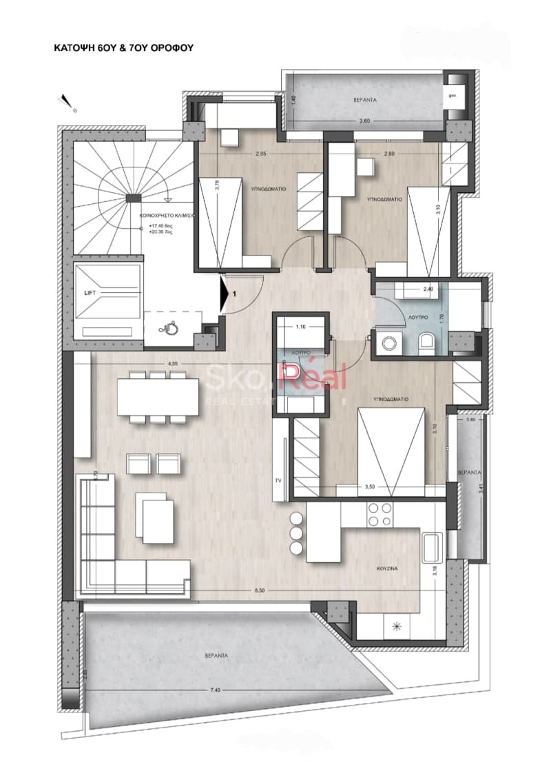 Apartment in Karampournaki, Kalamaria — Photo 8 of 25