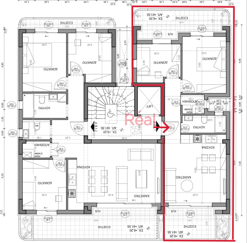 Apartment in Center, Thermi — Photo 3 of 5