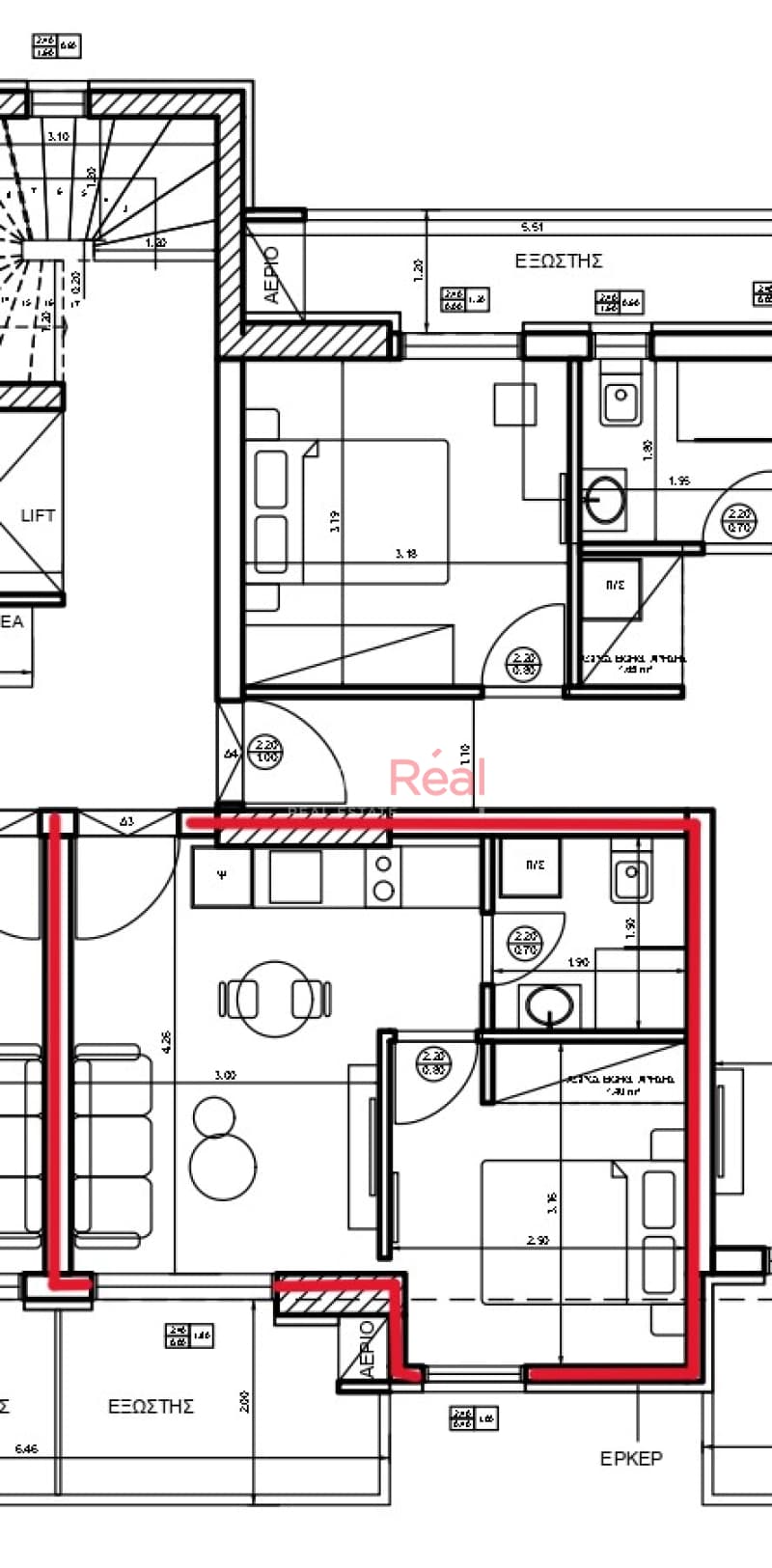 Διαμέρισμα στην Νέα Πολιτεία, Εύοσμος — Φωτογραφία 20 από 25