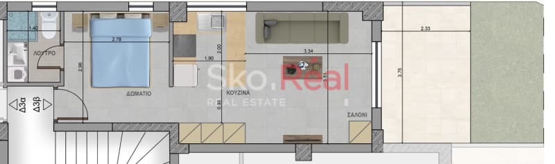 Apartment in Center, Thermi — Photo 14 of 25